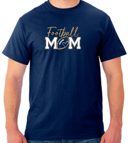 Shepherd Football Mom Gear - 2026 -  Adult Unisex Tee - Gildan Softstyle Adult Unisex T-Shirt - 4.5oz