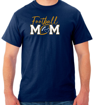Shepherd Football Mom Gear - 2026 -  Adult Unisex Tee - Gildan Softstyle Adult Unisex T-Shirt - 4.5oz