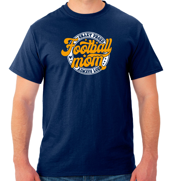 Shepherd Football Mom Gear - 2024 -  Adult Unisex Tee - Jerzees Dri-Power Unisex T-Shirt - 5.4oz