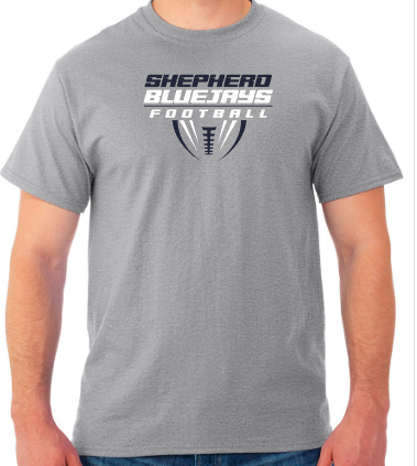 Shepherd Football Gear - 2026 -  Youth Unisex Tee - Jerzees Dri-Power Youth Unisex T-Shirt - 5.4oz