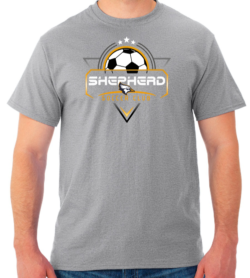 Shepherd Soccer Club Gear - 2026 -  Adult Unisex Tee - Jerzees Dri-Power Unisex T-Shirt - 5.4oz