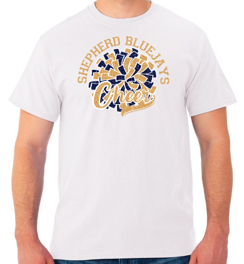 Shepherd Cheer Gear - 2026 -  Adult Unisex Tee - Jerzees Dri-Power Unisex T-Shirt - 5.4oz