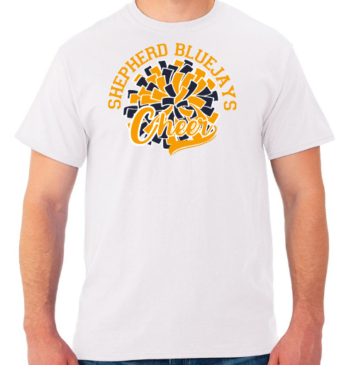 Shepherd Cheer Gear - 2026 -  Adult Unisex Tee - Jerzees Dri-Power Unisex T-Shirt - 5.4oz