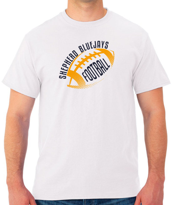 Shepherd Football Gear - 2024 -  Adult Unisex Tee - Jerzees Dri-Power Unisex T-Shirt - 5.4oz