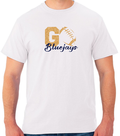 Shepherd Football Spirit Gear GLITTER - 2026 - Adult Unisex Tee - Gildan Softstyle Adult Unisex T-Shirt - 4.5oz