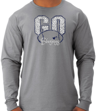 Shepherd Football Gear - 2025 -  Youth Long Sleeve Tee - Jerzees Dri-Power Youth Long Sleeve T-Shirt - 5.4oz