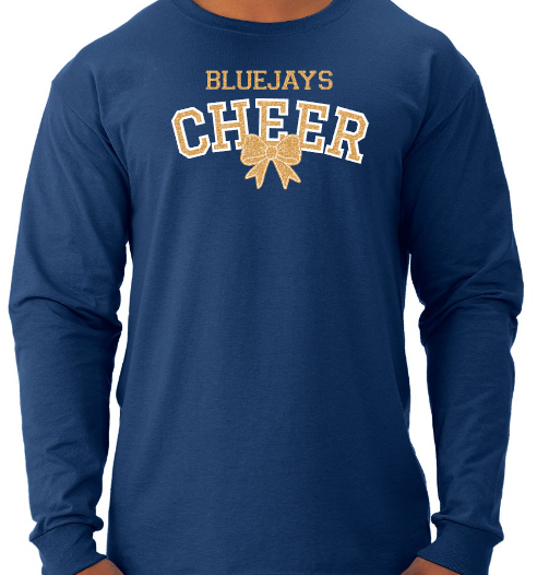 Shepherd Cheer Gear - 2026 -  Adult Unisex Long Sleeve Tee - Jerzees Dri-Power Unisex Long Sleeve T-Shirt - 5.4oz
