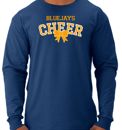 Shepherd Cheer Gear - 2026 -  Adult Unisex Long Sleeve Tee - Jerzees Dri-Power Unisex Long Sleeve T-Shirt - 5.4oz
