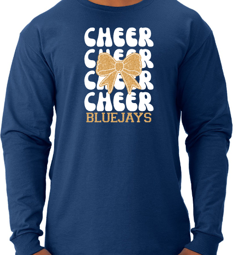 Shepherd Cheer Gear - 2026 -  Adult Unisex Long Sleeve Tee - Jerzees Dri-Power Unisex Long Sleeve T-Shirt - 5.4oz