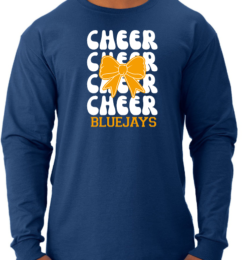 Shepherd Cheer Gear - 2026 -  Adult Unisex Long Sleeve Tee - Jerzees Dri-Power Unisex Long Sleeve T-Shirt - 5.4oz