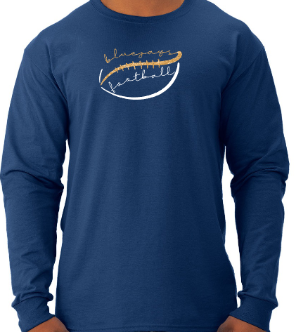 Shepherd Football Gear - 2026 -  Youth Long Sleeve Tee - Jerzees Dri-Power Youth Long Sleeve T-Shirt - 5.4oz