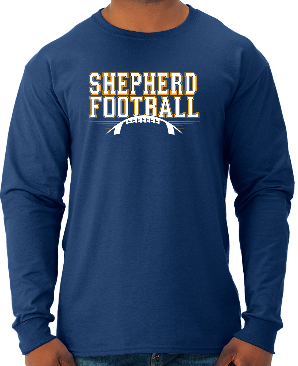 Shepherd Football Gear - 2022 - Adult Long Sleeve T-Shirt - Jerzees Dri-Power