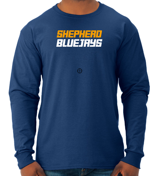 Shepherd Football Spirit Gear - 2024 - Youth Long Sleeve Tee - Jerzees Dri-Power Youth Long Sleeve T-Shirt - 5.4oz