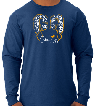 Shepherd Football Gear - 2025 -  Youth Long Sleeve Tee - Jerzees Dri-Power Youth Long Sleeve T-Shirt - 5.4oz