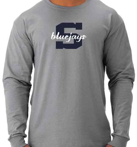 Shepherd Football Spirit Gear GLITTER - 2026 - Adult Unisex Long Sleeve Tee - Jerzees Dri-Power Unisex Long Sleeve T-Shirt - 5.4oz