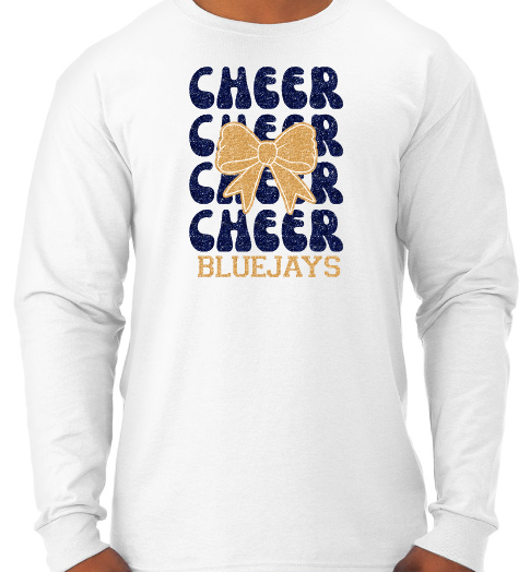 Shepherd Cheer Gear - 2026 -  Adult Unisex Long Sleeve Tee - Jerzees Dri-Power Unisex Long Sleeve T-Shirt - 5.4oz