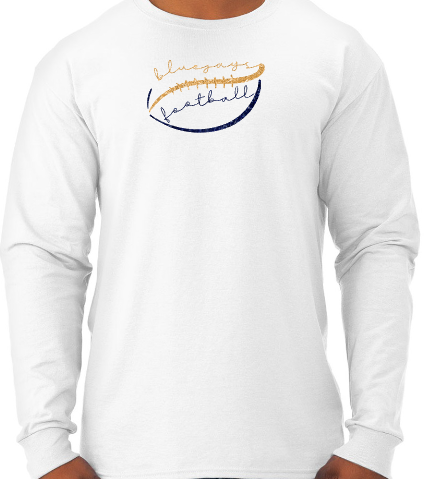 Shepherd Football Gear - 2026 -  Adult Unisex Long Sleeve Tee - Jerzees Dri-Power Unisex Long Sleeve T-Shirt - 5.4oz