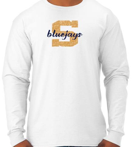 Shepherd Football Spirit Gear - 2026 - Youth Long Sleeve Tee - Jerzees Dri-Power Youth Long Sleeve T-Shirt - 5.4oz