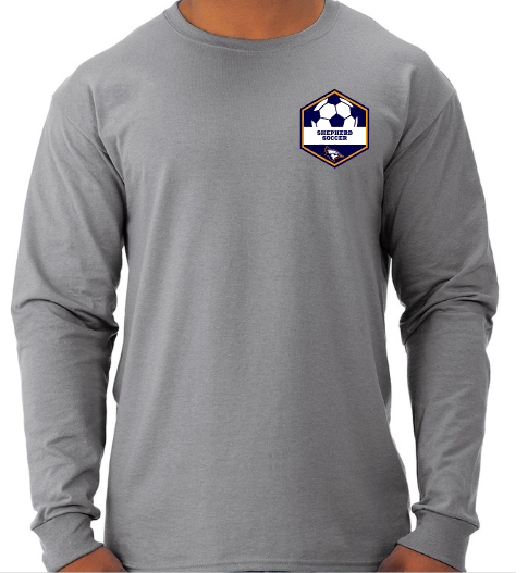 Shepherd Soccer - Adult Long-Sleeve T-Shirt - Jerzees Dri-Power