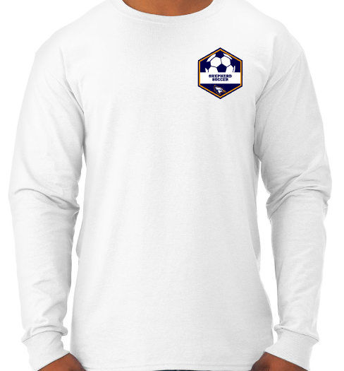 Shepherd Soccer - Adult Long-Sleeve T-Shirt - Jerzees Dri-Power