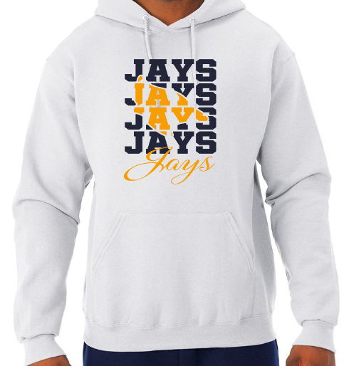 Shepherd Football Spirit Gear STANDARD - 2025 - Adult Unisex Hooded Sweatshirt - Jerzees NuBlend Unisex Hooded Sweatshirt - 8oz