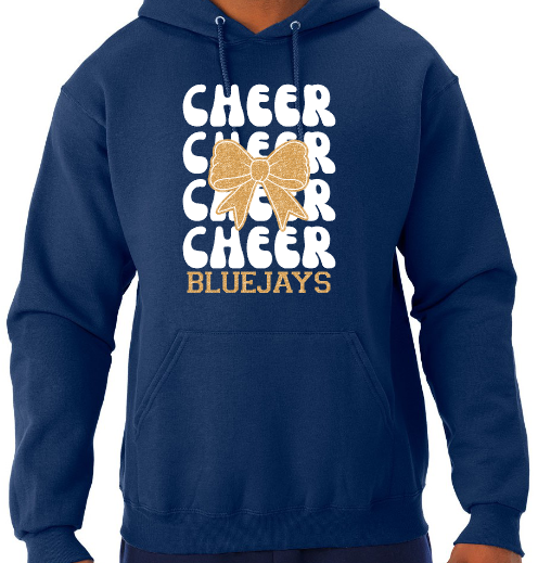 Shepherd Cheer Gear - 2026 -  Adult Unisex Hooded Sweatshirt - Jerzees NuBlend Unisex Hooded Sweatshirt - 8oz