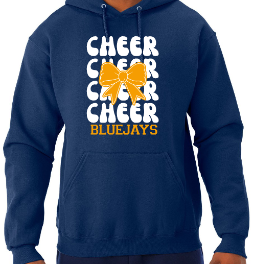 Shepherd Cheer Gear - 2026 -  Adult Unisex Hooded Sweatshirt - Jerzees NuBlend Unisex Hooded Sweatshirt - 8oz