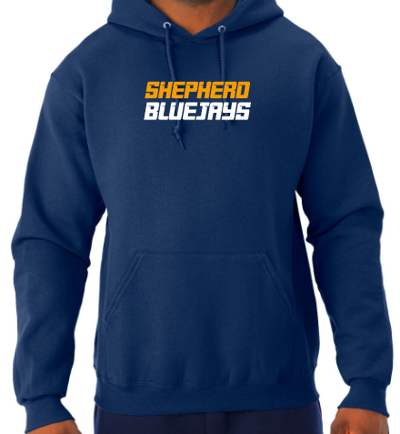 Shepherd Football Spirit Gear - 2026 - Toddler Hooded Sweatshirt - Rabbit Skins Toddler Fleece Hooded Sweatshirt - 7.5oz
