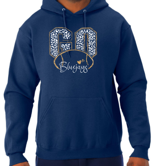 Shepherd Football Gear - 2025 -  Toddler Hooded Sweatshirt - Rabbit Skins Toddler Fleece Hooded Sweatshirt - 7.5oz