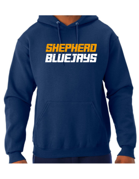 Shepherd Football Spirit Gear - 2024 - Adult Unisex Hooded Sweatshirt - Jerzees NuBlend Unisex Hooded Sweatshirt - 8oz