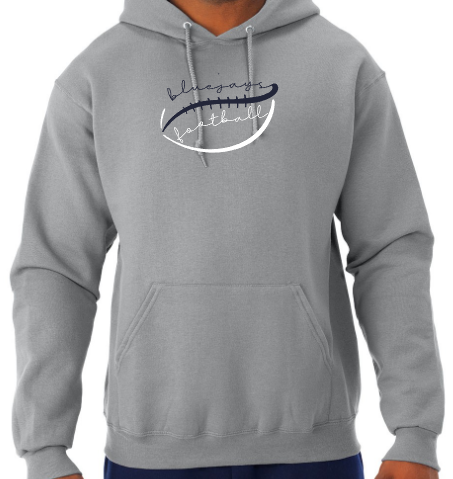 Shepherd Football Gear - 2026 -  Adult Unisex Hooded Sweatshirt - Jerzees NuBlend Unisex Hooded Sweatshirt - 8oz