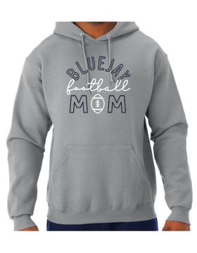 Shepherd Football Mom Gear - 2024 -  Adult Unisex Hooded Sweatshirt - Jerzees NuBlend Unisex Hooded Sweatshirt - 8oz