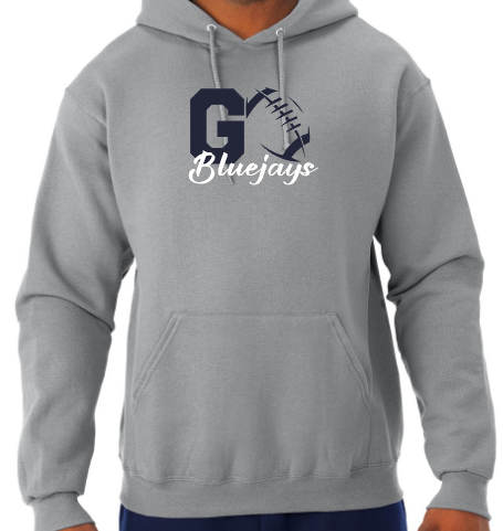 Shepherd Football Spirit Gear - 2026 - Youth Hooded Sweatshirt - Jerzees NuBlend Youth Hooded Sweatshirt - 8oz