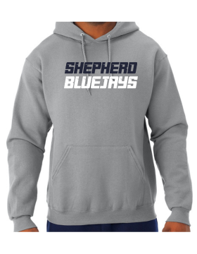 Shepherd Football Spirit Gear - 2024 - Youth Hooded Sweatshirt - Jerzees NuBlend Youth Hooded Sweatshirt - 8oz
