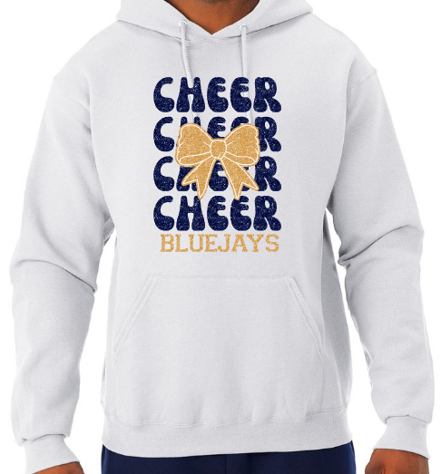 Shepherd Cheer Gear - 2026 -  Adult Unisex Hooded Sweatshirt - Jerzees NuBlend Unisex Hooded Sweatshirt - 8oz