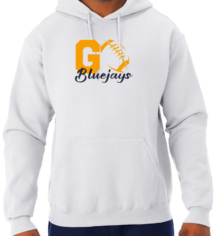 Shepherd Football Spirit Gear - 2026 - Youth Hooded Sweatshirt - Jerzees NuBlend Youth Hooded Sweatshirt - 8oz