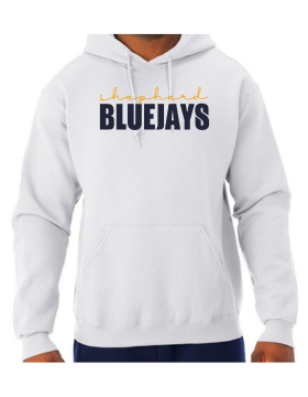 Shepherd Football Spirit Gear - 2024 - Adult Unisex Hooded Sweatshirt - Jerzees NuBlend Unisex Hooded Sweatshirt - 8oz