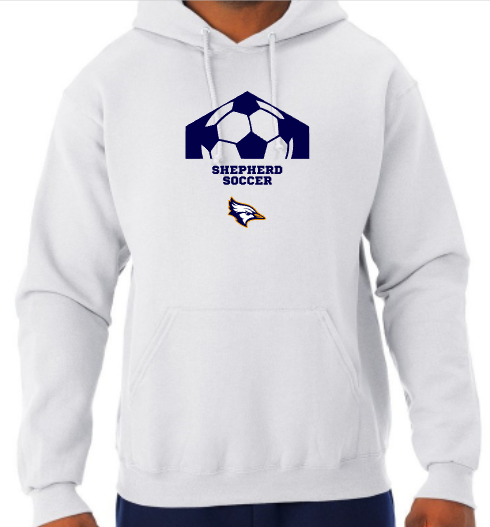 Shepherd Soccer - Adult Hooded Sweatshirt - Jerzees NuBlend
