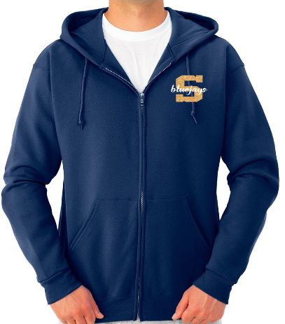 Shepherd Football Spirit Gear - 2026 - Unisex Full-Zip Hooded Sweatshirt - Jerzees NuBlend Unisex Full-Zip Hooded Sweatshirt - 8oz