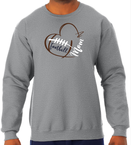 Shepherd Football Mom Gear - 2025 -  Adult Unisex Sweatshirt - Jerzees NuBlend Unisex Sweatshirt - 8oz