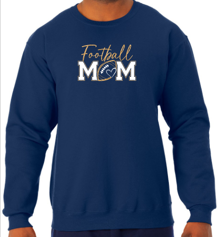 Shepherd Football Mom Gear - 2026 -  Adult Unisex Sweatshirt - Jerzees NuBlend Unisex Sweatshirt - 8oz