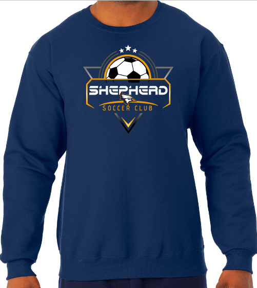 Shepherd Soccer Club Gear - 2026 -  Adult Unisex Sweatshirt - Jerzees NuBlend Unisex Sweatshirt - 8oz