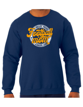 Shepherd Football Mom Gear - 2024 -  Adult Unisex Sweatshirt - Jerzees NuBlend Unisex Sweatshirt - 8oz