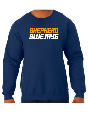Shepherd Football Spirit Gear - 2024 - Youth Sweatshirt - Jerzees NuBlend Youth Sweatshirt - 8oz