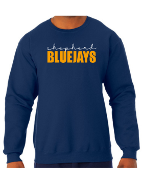 Shepherd Football Spirit Gear - 2024 - Youth Sweatshirt - Jerzees NuBlend Youth Sweatshirt - 8oz