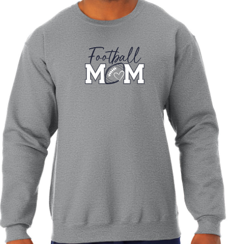Shepherd Football Mom Gear - 2026 -  Adult Unisex Sweatshirt - Jerzees NuBlend Unisex Sweatshirt - 8oz