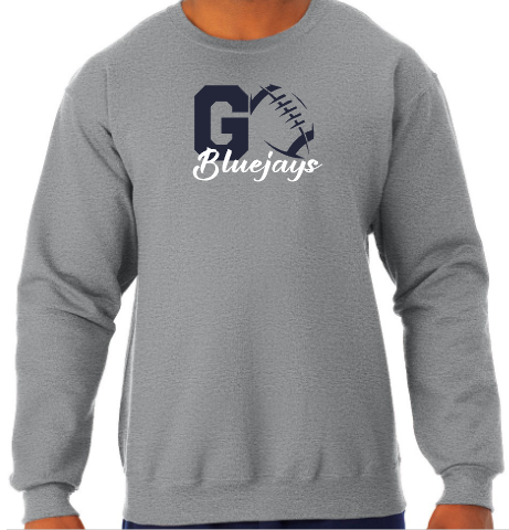 Shepherd Football Spirit Gear GLITTER - 2026 - Adult Unisex Sweatshirt - Jerzees NuBlend Unisex Sweatshirt - 8oz