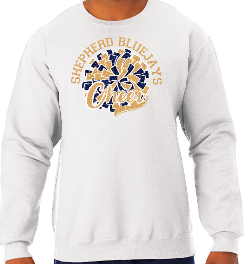 Shepherd Cheer Gear - 2026 -  Adult Unisex Sweatshirt - Jerzees NuBlend Unisex Sweatshirt - 8oz