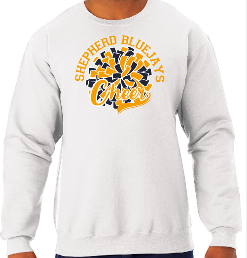 Shepherd Cheer Gear - 2026 -  Adult Unisex Sweatshirt - Jerzees NuBlend Unisex Sweatshirt - 8oz