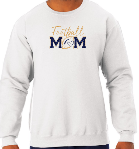 Shepherd Football Mom Gear - 2026 -  Adult Unisex Sweatshirt - Jerzees NuBlend Unisex Sweatshirt - 8oz